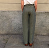 pant uni green