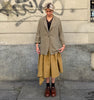giacca lino sand