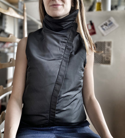 gilet “tecnico” donna 1/2 stagione pillow