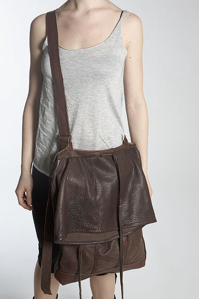 backpack brown leather