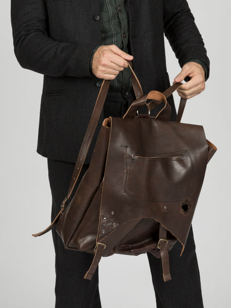 backpack dark brown