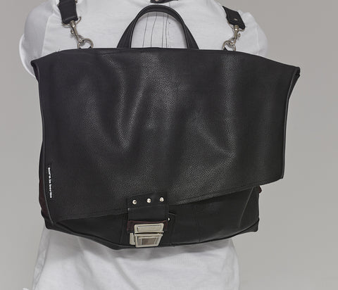 attache case and backpack