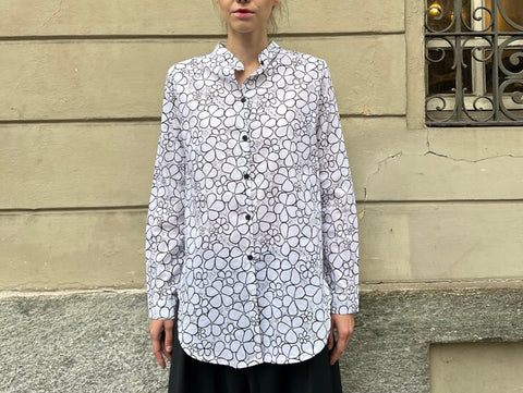 shirt flower wom
